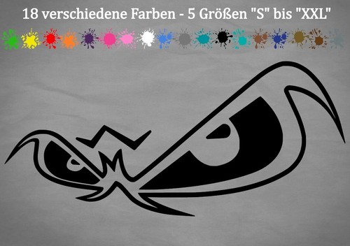 Böser blick autoaufkleber - böser,