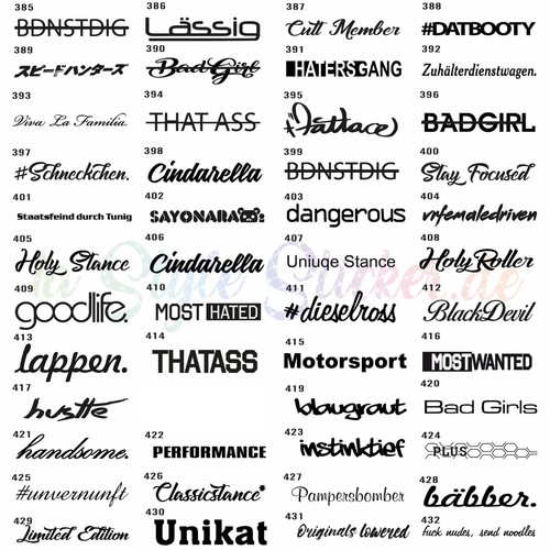 Autoaufkleber 55cm sticker - autoaufkleber,