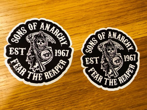 Sons anarchy aufkleber - 2x,