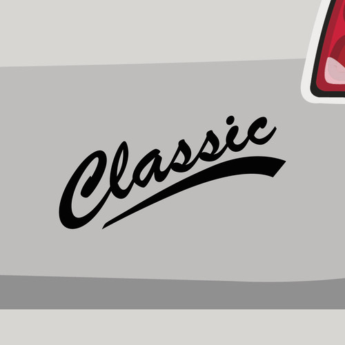 Aufkleber classic retro - aufkleber,