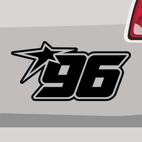 Startnummer aufkleber sieg - 96,