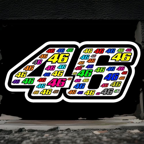 Aufkleber sticker zahl - zahl, 46