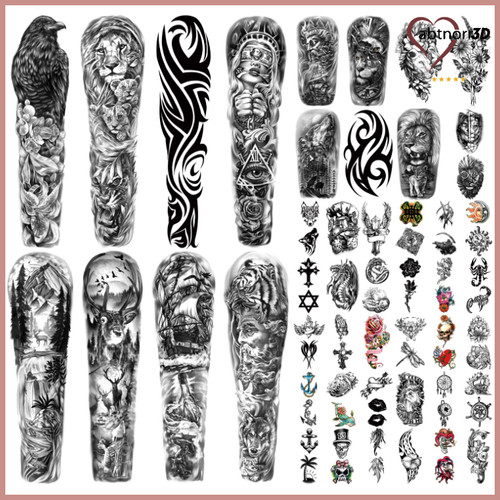 Totem tattoo aufkleber set - tattoo,