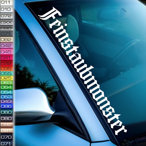 Auto sticker feinstaub monster - sticker, feinstaub-monster