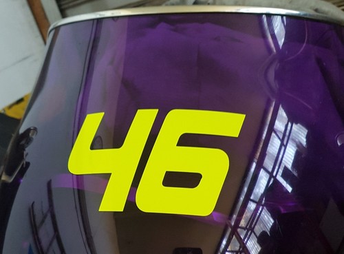 Aufkleber startnummer 46 - startnummer,